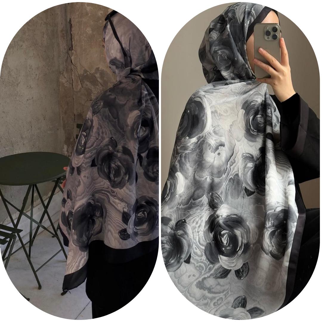 PAMUKLU SOFT ROZA DESEN ŞAL