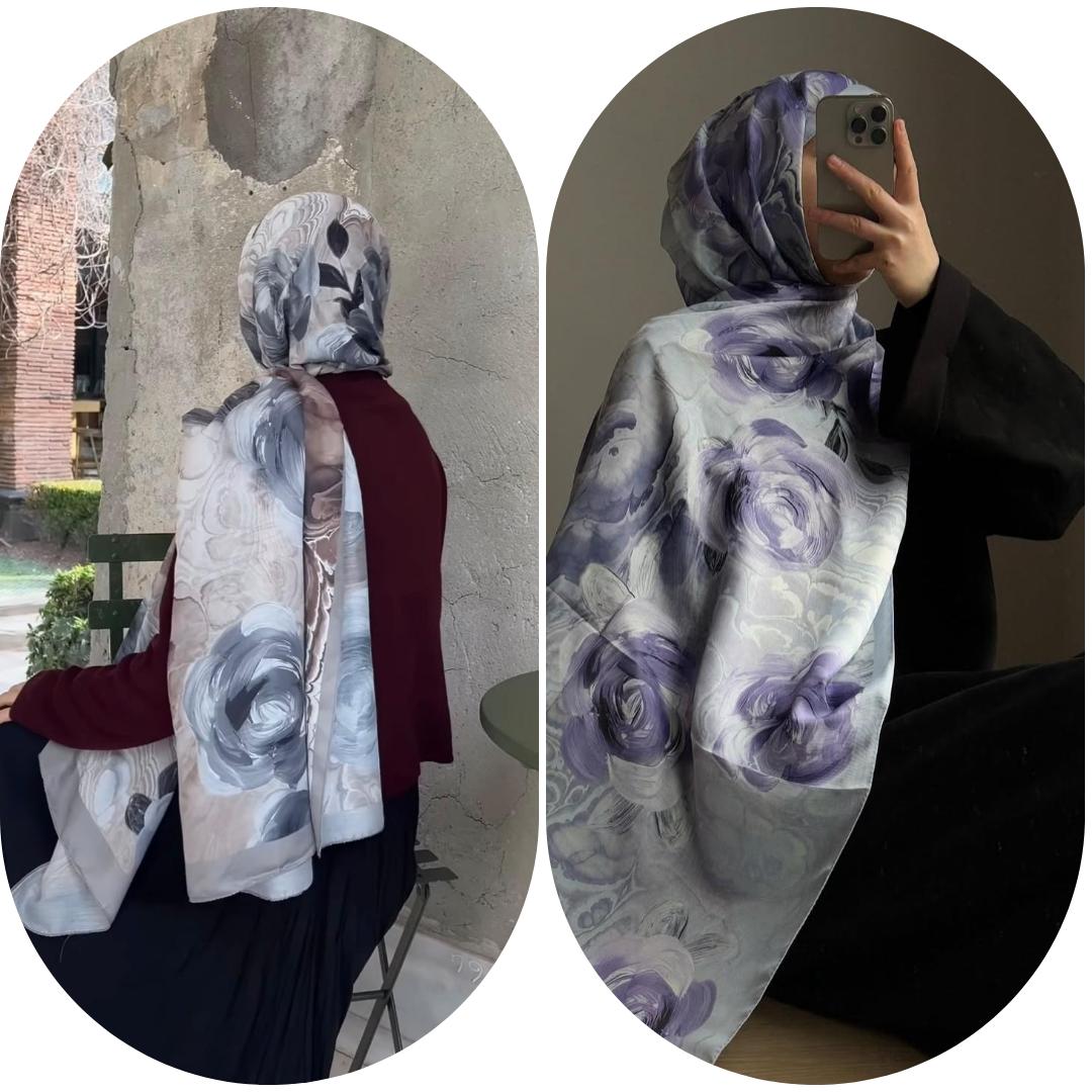 PAMUKLU SOFT ROZA DESEN ŞAL