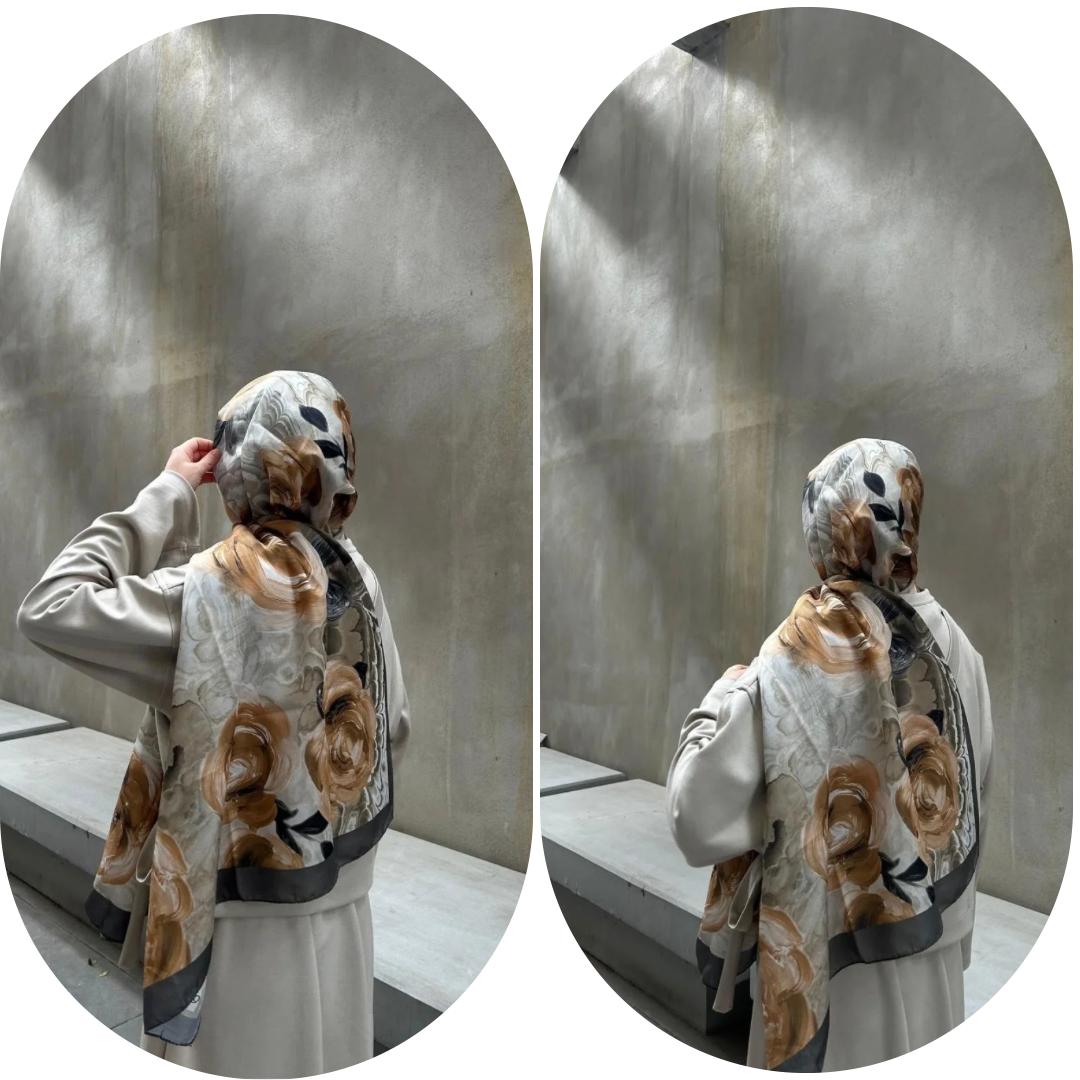 PAMUKLU SOFT ROZA DESEN ŞAL