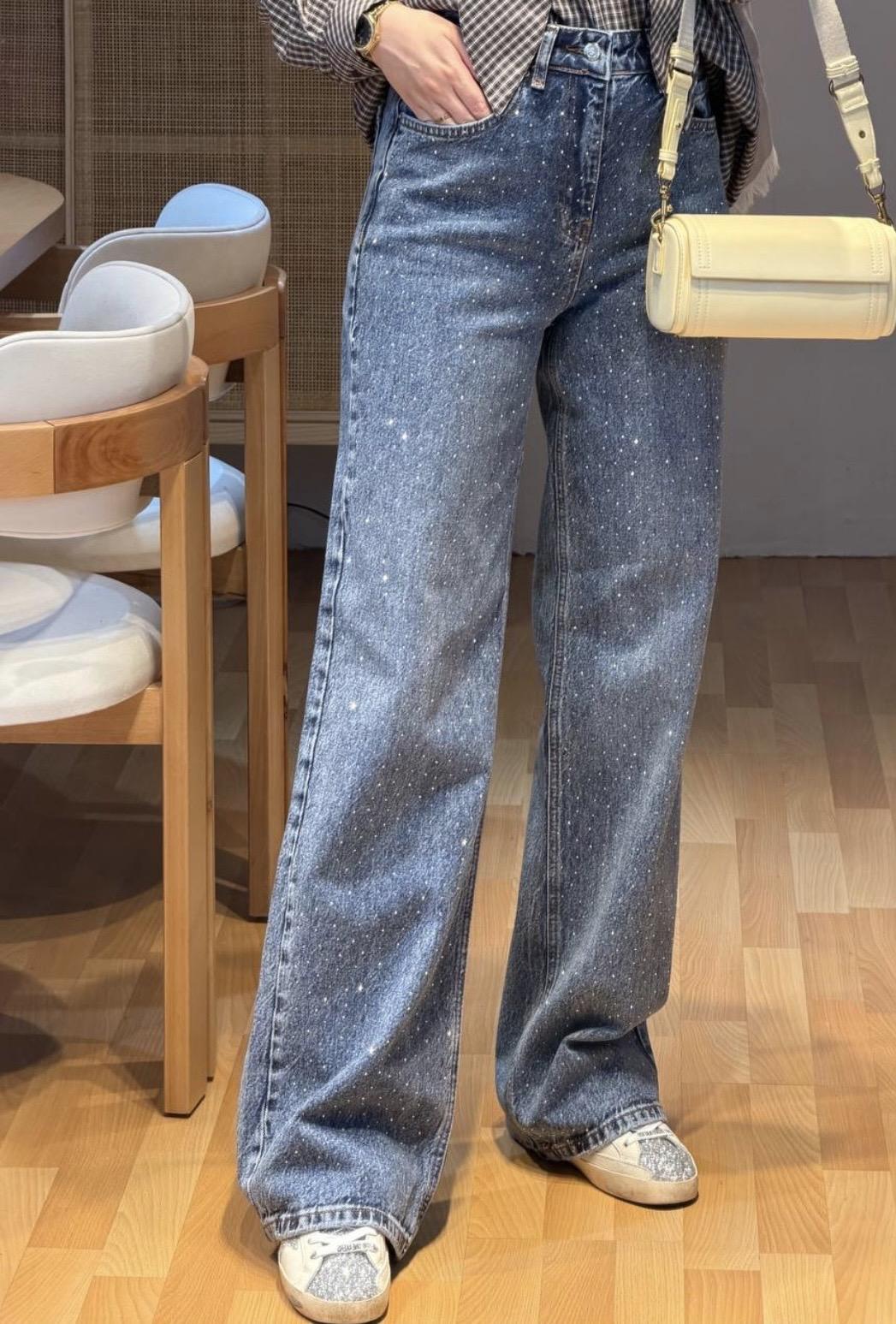 Taşlı Kot Pantolon