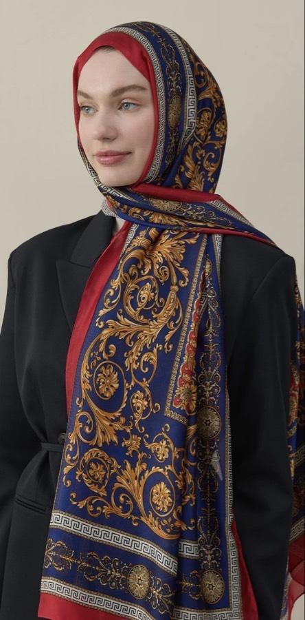 Varok Desen Vual İpek Şal